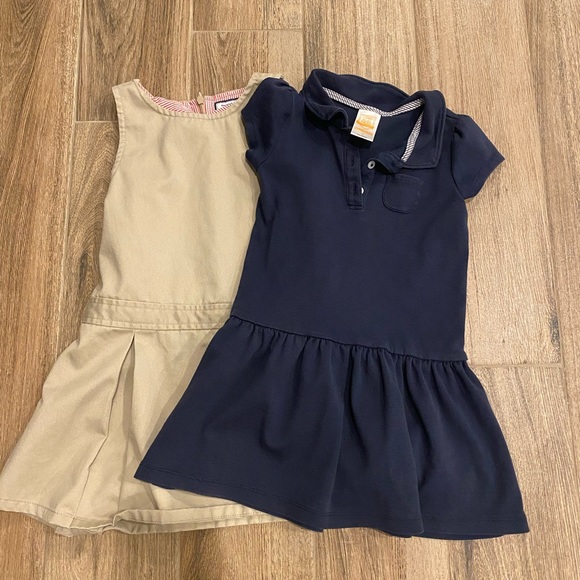 Gymboree Dresses Gymboree Girls Size 5 School Uniform Dresses Khaki